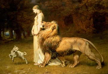Una and the Lion, from Spenser